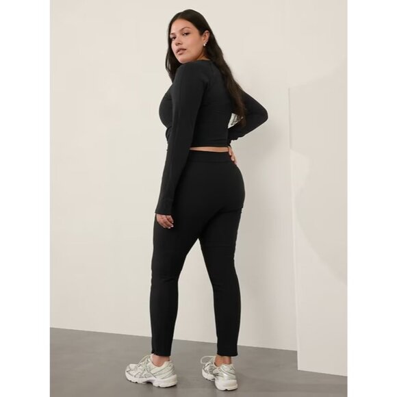 Athleta Size 6 Stellar Mid Rise Slim Pant Black - Picture 7 of 7